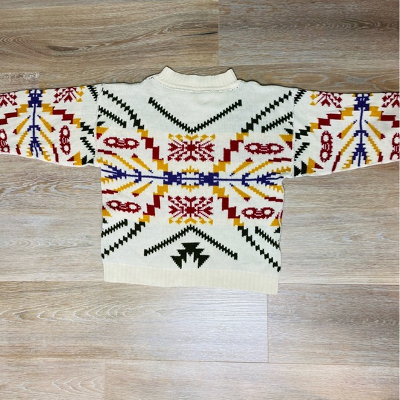 Vintage Great American Sweater Aztec/Native American Style Knit Sweater … - Picture 2 of 4